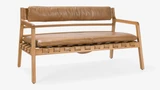 Cintesi Barnaby Leather Sofa - Nutt Tan, 2 Seater 