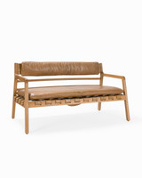 Barnaby Leather Sofa - Nutt Tan, 2 Seater