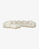 Cintesi Omaha Modular Sofa - 5 Seater, Bone 