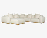 Cintesi Omaha Modular Sofa - 5 Seater, Bone 