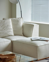 Cintesi Omaha Modular Sofa - 6 Seater, Bone 