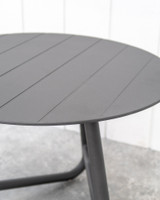 Palmer Outdoor Aluminium Side Table - Charcoal