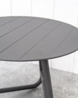 Cintesi Palmer Outdoor Aluminium Side Table - Charcoal 