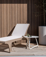 Palmer Outdoor Aluminium Side Table - White