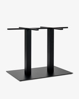 Konus Double Table Base - 60X90Cm, Black