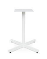 Star Table Base Aluminium - White