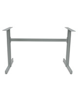 Star Double Aluminium Table Base - For 12*8 Teak, Silver