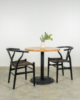 Winifred Round Table Base - 53Cm dia, Black