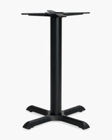 Cast Cross Table Base - 56Cm, Black