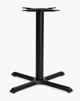 Cast Cross Table Base - 76Cm, Black