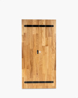 Solid Oak Table Top - 120X60Cm, Natural