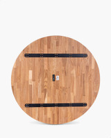 Solid Oak Table Top - 100Cm Dia, Natural