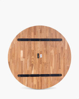 Cintesi Solid Oak Table Top - 100Cm Dia, Natural 