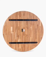 Solid Oak Table Top - 120Cm Dia, Natural