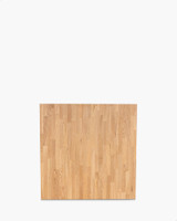 Solid Oak Table Top - 70Cm Square, Natural