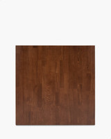 Solid Oak Table Top - 90Cm Square, Dark Oak