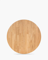 Solid Oak Table Top - 90Cm Dia, Natural