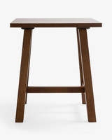 Cintesi Idaho Oak Bar Leaner - 80X80Cm 90H, Dark Oak 