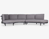 Cintesi Madrid Outdoor Sofa Setting - Charcoal 