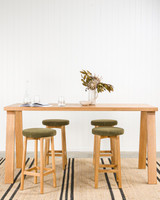 Cintesi Harrison Bar Leaner - 180X80Cm 90H, Natural 