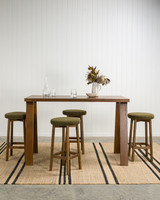 Harrison Bar Leaner - 180X80Cm 90H, Dark Oak