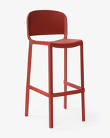 Dome 263 Bar Stool - Brick, 76.5Cm