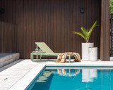 Matakana Sun Lounger - Soft Green