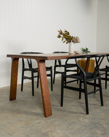 Harrison Dining Table - 180X90cm, Dark Oak