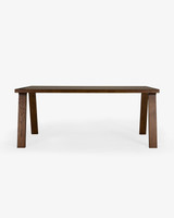 Harrison Dining Table - 180X90cm, Dark Oak