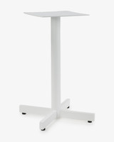 Star Table Base Aluminium - Small Footprint, White