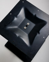 Cintesi Konus Bar Leaner Base - 45 Sq X 105Cm H, Black 