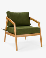 Leo Armchair - Moss Green