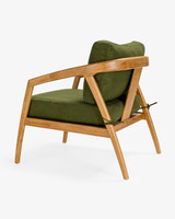 Leo Armchair - Moss Green