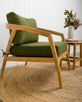 Leo Armchair - Moss Green