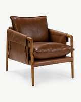 Cintesi Wesley Leather Armchair - Almond 