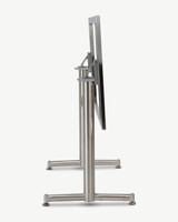 Cintesi Lucca Folding Double Table Base - Stainless Steel 