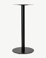 Cintesi Hydra Round Bar Leaner Base - 50 Dia X 105Cm H, Black 