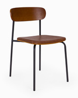 Neal Chair - Dark Wood & Chestnut