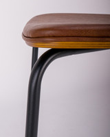 Neal Chair - Dark Wood & Chestnut