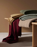 Weave Nevis Throw - 130x200cm, Camel