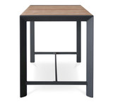 Cintesi Karaka Outdoor Bar Leaner - 160X80Cm 105H, Charcoal 