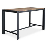 Cintesi Karaka Outdoor Bar Leaner - 160X80Cm 105H, Charcoal 