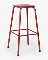 Pedro Bar Stool - Brick, 78Cm