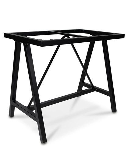 Harper Aluminium Bar Leaner Base - 1190*790*1050H, Black
