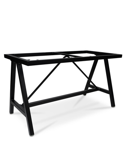 Harper Aluminium Bar Leaner Base - 1590*790*1050H, Black