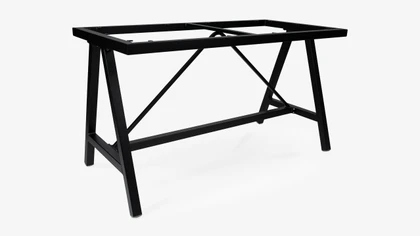 Harper Aluminium Bar Leaner Base - 1590*790*90H, Black