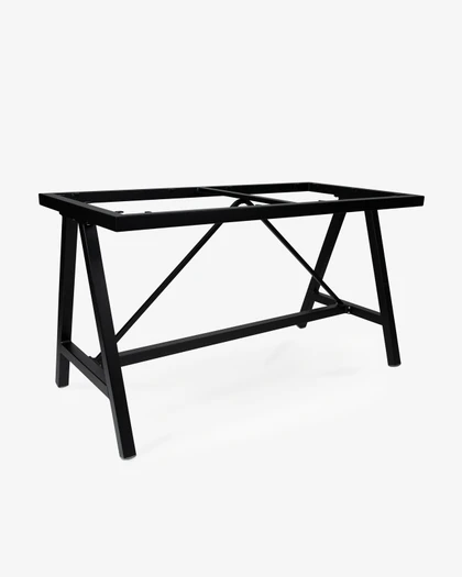 Harper Aluminium Bar Leaner Base - 1590*790*90H, Black