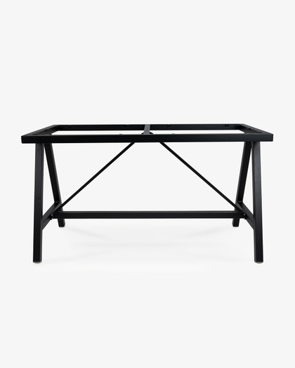 Harper Aluminium Bar Leaner Base - 1590*790*90H, Black