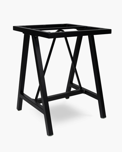 Harper Aluminium Bar Leaner Base - 790*790*1050H, Black