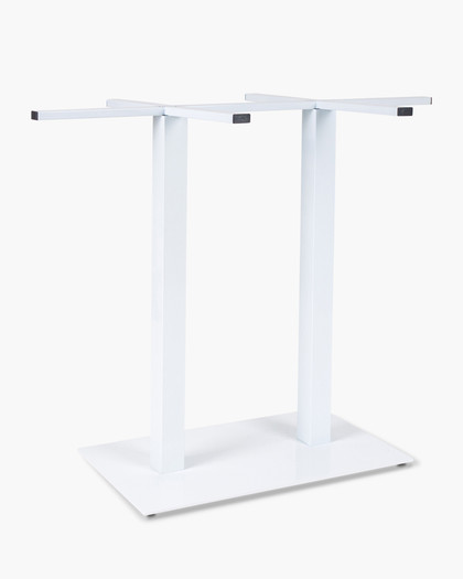 Konus Double Bar Leaner Base - 40X70 X 90Cm H, White